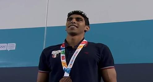 عبد الرحمن سامح يحصد ثاني ميداليات مصر بأوليمبياد الشباب